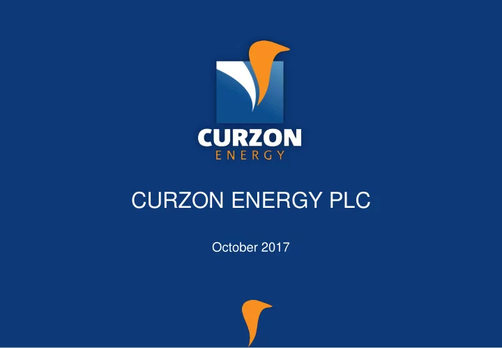 curzon energy plc