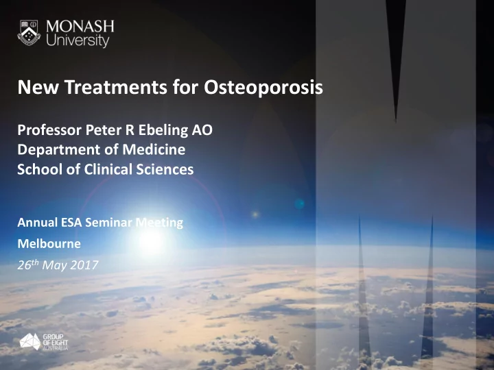 new treatments for osteoporosis