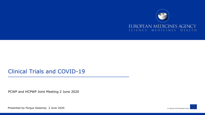 clinical trials and covid 19