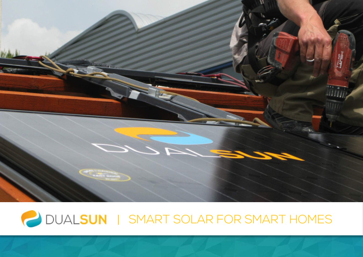 smart solar for smart homes en route to a ne en route to