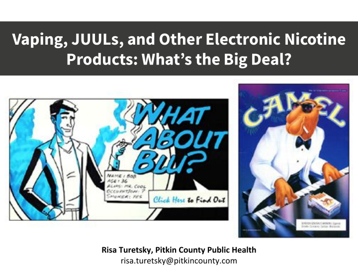 vaping juuls and other electronic nicotine products what
