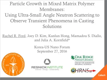 Particle Growth in Mixed Matrix Polymer  Membranes:  Using Ultra-Small Angle Neutron Scattering to