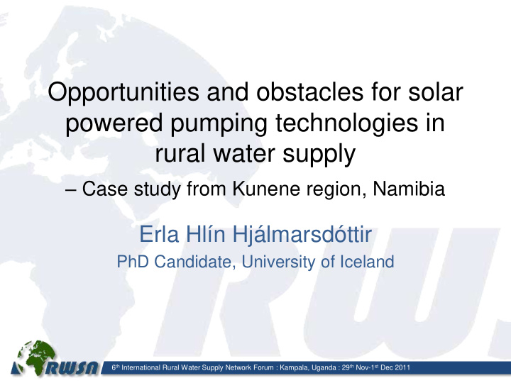 opportunities and obstacles for solar