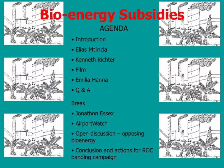 bio energy subsidies