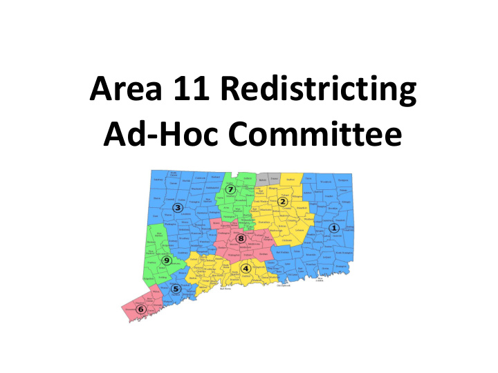 area 11 redistricting