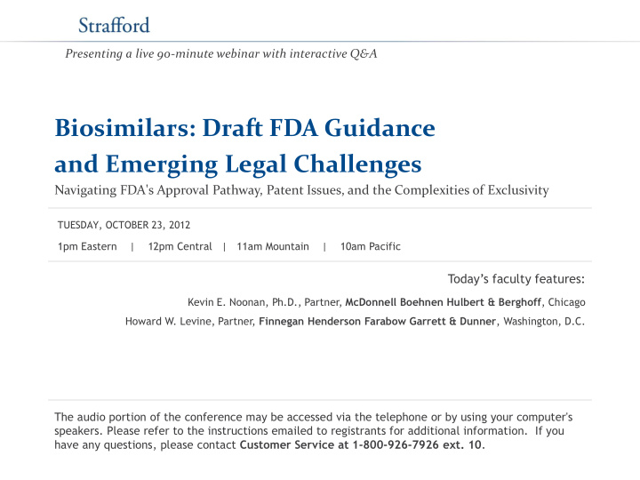 biosimilars draft fda guidance and emerging legal