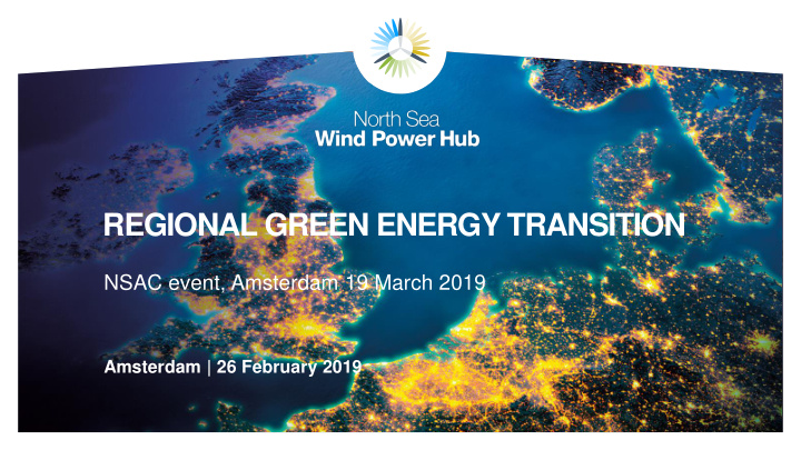 regional green energy transition