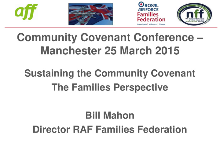 community covenant conference manchester 25 march 2015