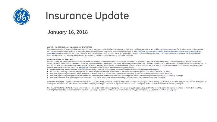 insurance update