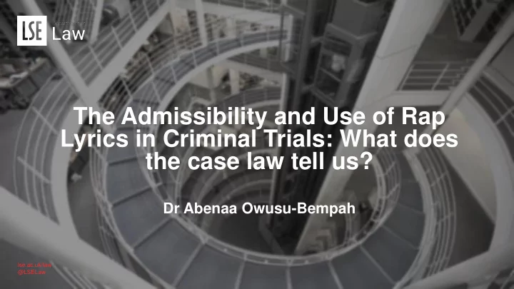 the case law tell us