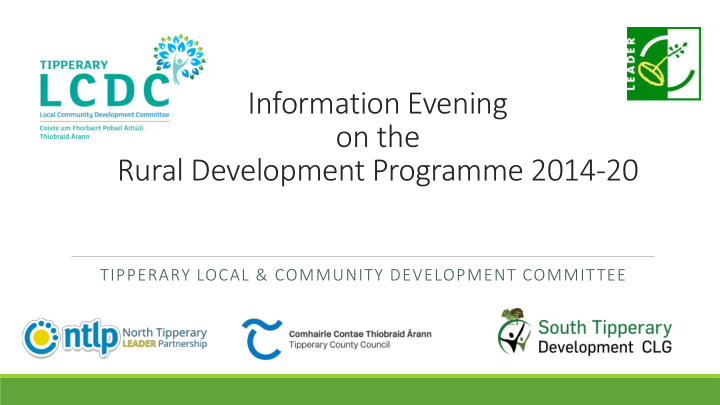 information evening