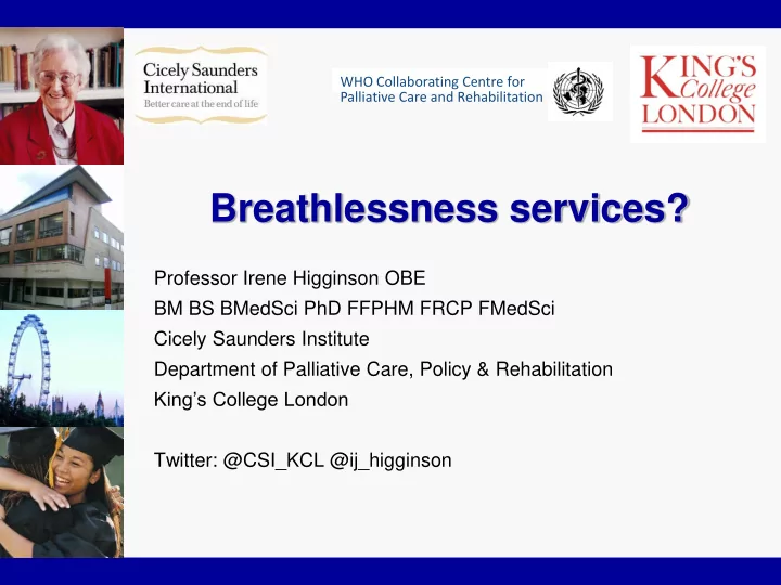 breathlessness services