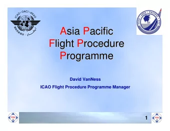 Asia  sia P  Pacific  acific  Asia Pacific  A  Flight  light P  Procedure  rocedure  Flight