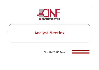 Analyst Meeting  Analyst Meeting  First Half 2013 Results  1  Growth &amp; Profitability  Image