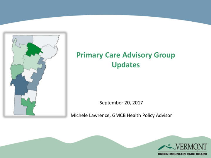 primary care advisory group