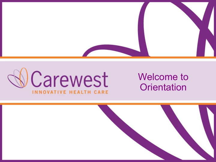 welcome to orientation employee orientation handbook the