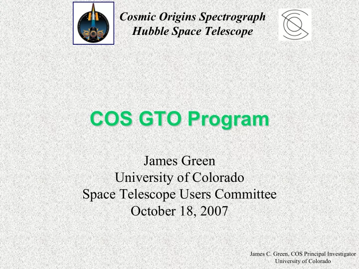 cos gto program cos gto program
