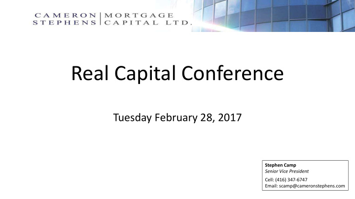 real capital conference