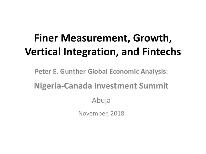 finer measurement growth