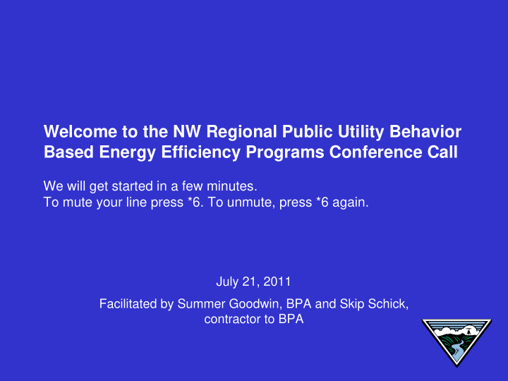 welcome to the nw regional public utility behavior based