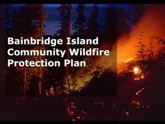 Bainbridge Island  Community Wildfire  Protection Plan  Bainbridge Island, December 1957  Murden