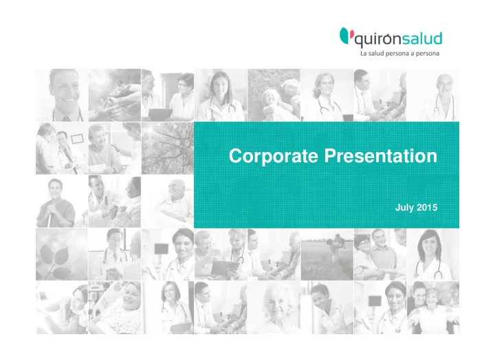 corporate presentation