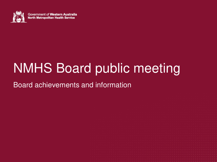 nmhs board public meeting