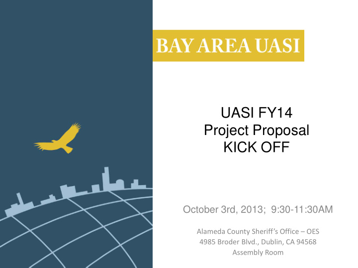 uasi fy14 project proposal kick off