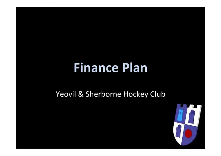 finance plan