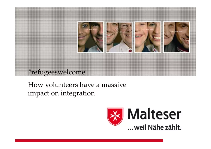 refugeeswelcome how volunteers have a massive impact on