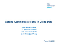 getting administrative buy in using data