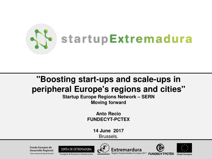 boosting start ups and scale ups in