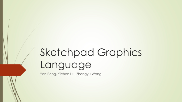 sketchpad graphics language