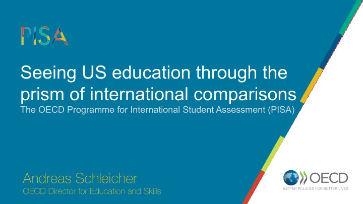 seeing us education through the prism of international