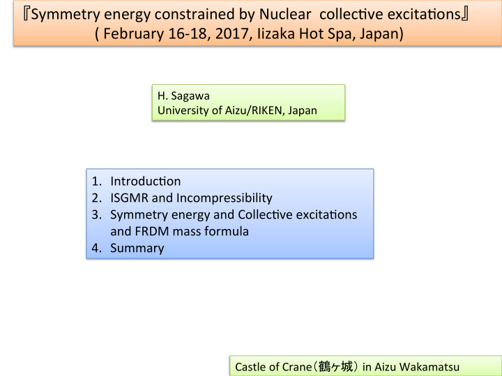symmetry energy constrained by nuclear collec ve excita