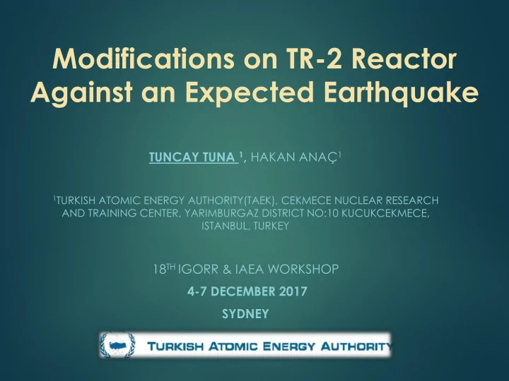 against an expected earthquake