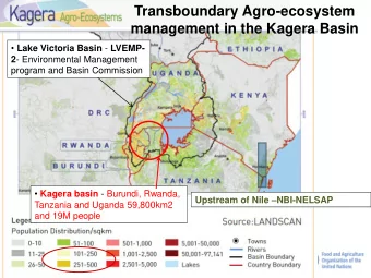 management in the Kagera Basin  Lake Victoria Basin - LVEMP- 2 - Environmental Management