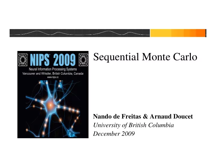 sequential monte carlo