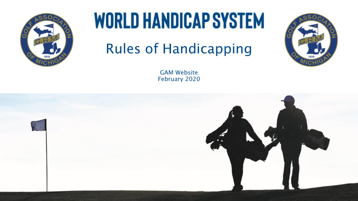 rules of handicapping