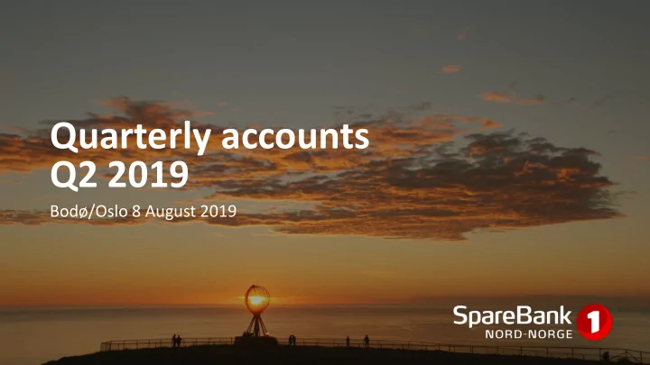 quarterly accounts