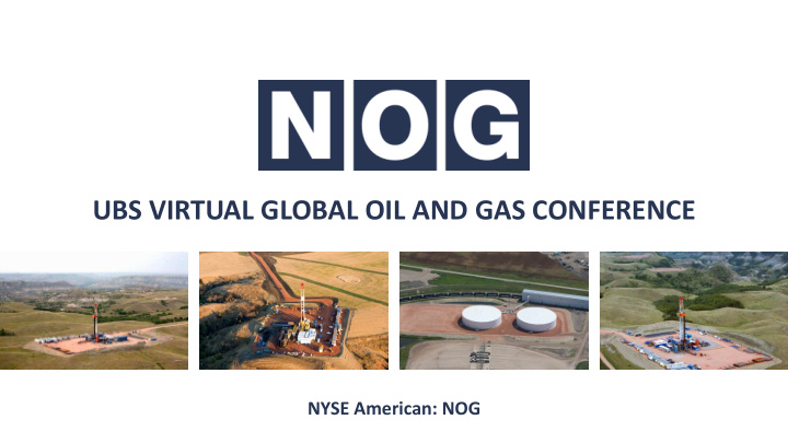 ubs virtual global oil and gas conference