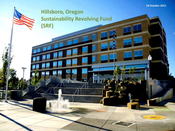 hillsboro oregon sustainability revolving fund srf