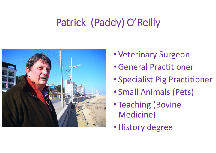 patrick paddy o reilly