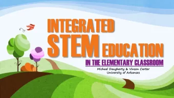 Five Course STEM Graduate Certificate  Introduction to STEM Education  Creativity &amp;