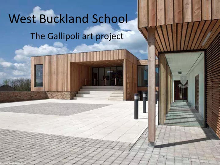 west buckland school