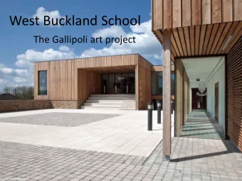 West Buckland School  The Gallipoli art project  Inspiration  Jane Churchill  Personal Responses