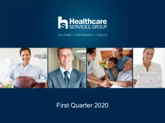 First Quarter 2020  Cautionary Statement Regarding Forward-Looking Statements  This release and any