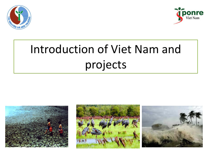 introduction of viet nam and projects the socialist