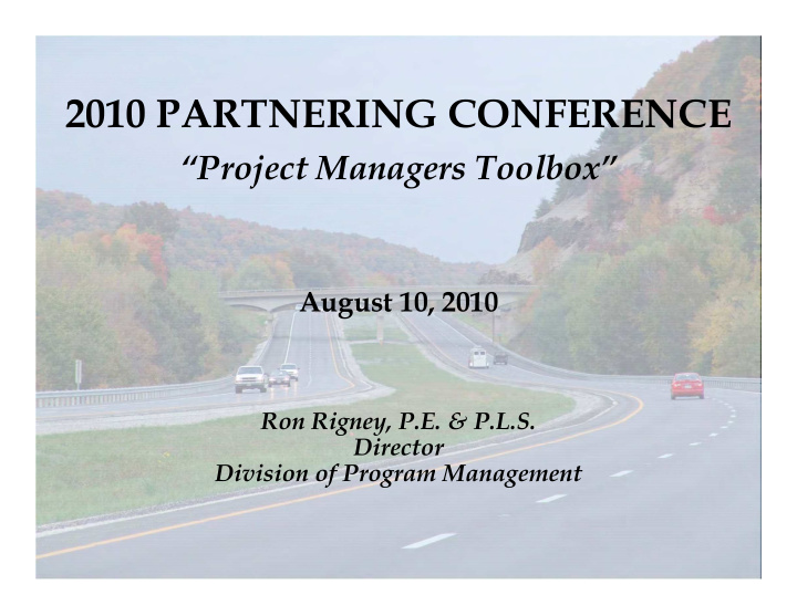 2010 partnering conference