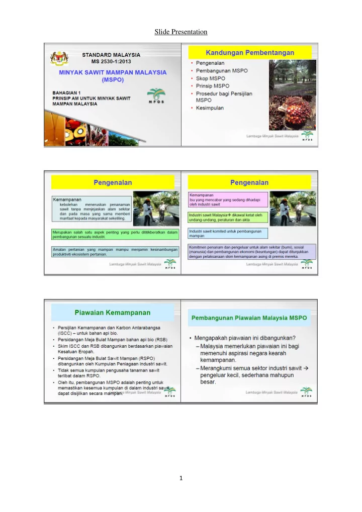 slide presentation